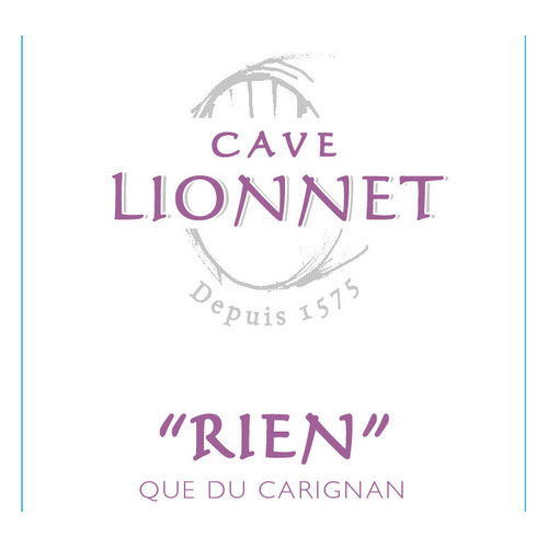 Domaine Lionnet Rien Que du Carignan Vin de France 2022 750ml