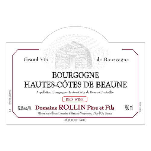 Domaine Rollin Pere & Fils Bourgogne Hautes-Cotes de Beaune Rouge 2023 750ml
