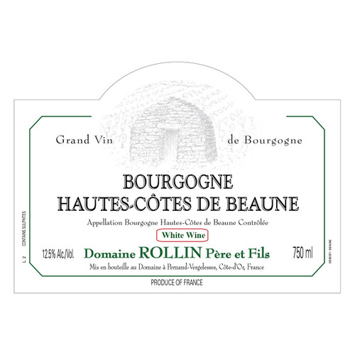 Domaine Rollin Pere & Fils Bourgogne Hautes-Cotes de Beaune Blanc 2024 750ml