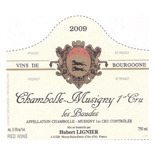 Hubert Lignier Chambolle-Musigny 1er Cru Les Baudes 2023 750ml