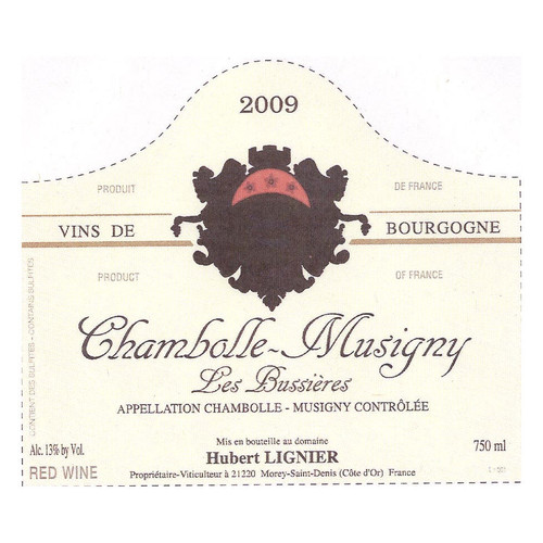 Hubert Lignier Chambolle-Musigny Les Bussieres 2023 750ml