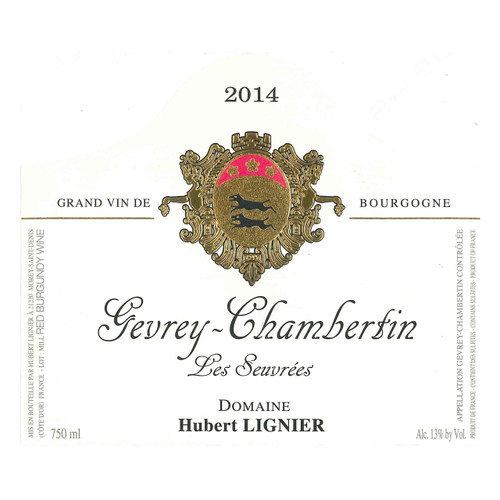 Hubert Lignier Gevrey-Chambertin Les Seuvrees 2023 1.5L