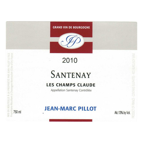Jean-Marc Pillot Santenay Rouge Les Champs-Claude 2022 750ml