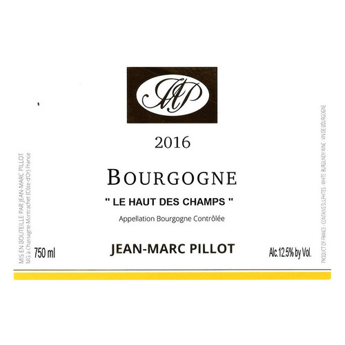 Jean-Marc Pillot Bourgogne Blanc Les Hauts des Champs 2024 750ml