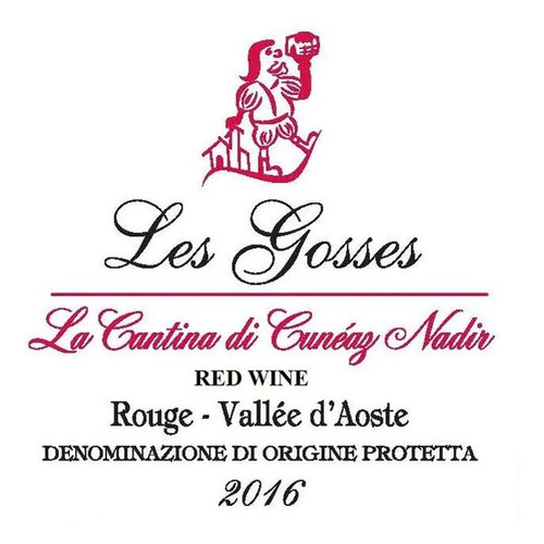 Nadir Cuneaz Les Gosses Vallee d'Aoste Rosso 2021 750ml