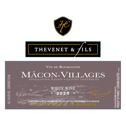 Thevenet & Fils Macon Villages Blanc 2025 750ml