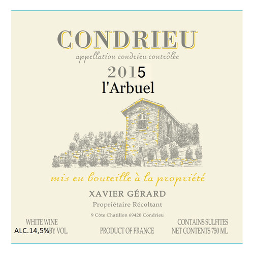 Xavier Gerard Condrieu L'Arbuel 2020 750ml