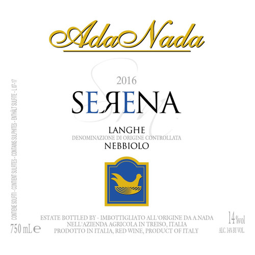 Ada Nada Langhe Nebbiolo Serena 2024 750ml