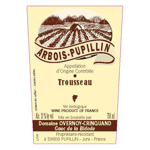 Domaine Overnoy-Crinquand Arbois-Pupillin Trousseau 2023 750ml