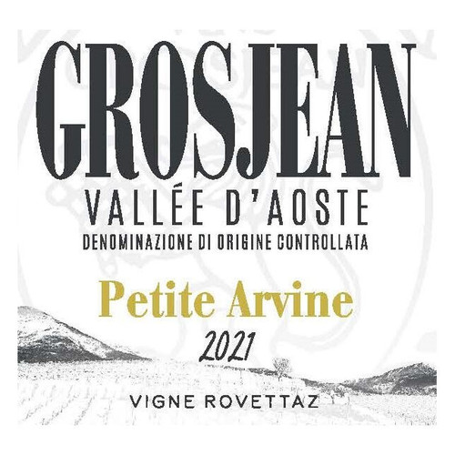 Grosjean Petite Arvine Vigne Rovettaz Vallee d'Aoste 2025 750ml