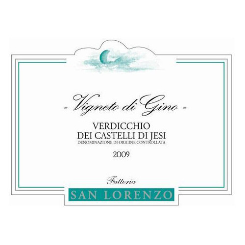 Product image for San Lorenzo Verdicchio dei Castelli di Jesi Vigna di Gino 2025 750ml