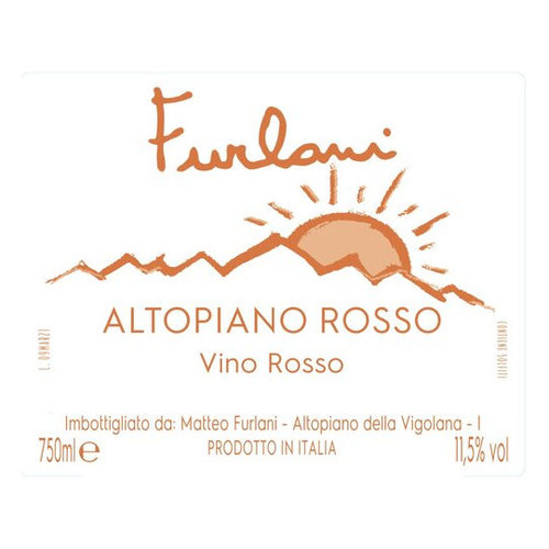 Product image for Cantina Furlani Altopiano Vino Rosso 2024 750ml