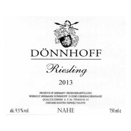Product image for Dönnhoff Riesling Estate (2025) 2025 750ml
