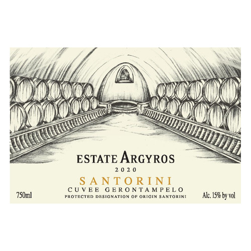 Product image for Estate Argyros Santorini Cuvee Gerontampelo 2022 750ml