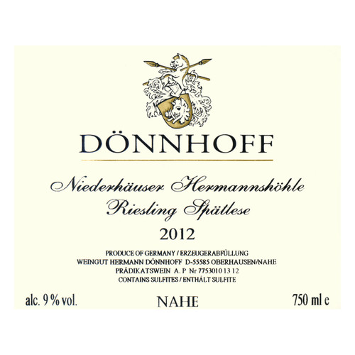 Product image for Dönnhoff Riesling Niederhauser Hermannshohle Spatlese 2024 1.5L