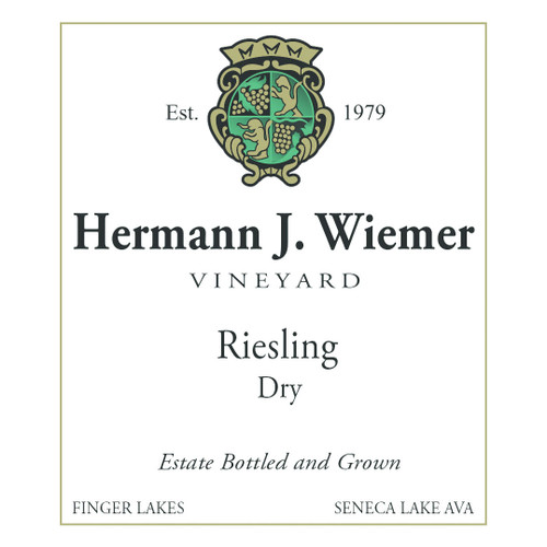 Product image for Hermann J. Wiemer Riesling Dry Estate Bottled And Grown Seneca Lake (2024) 2024 750ml