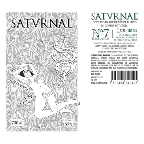 Product image for Satvrnal Gin No. 7 750ml