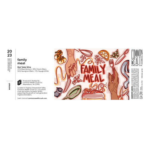 Product image for Common Wealth Crush Co. Family Meal Red Table Wine 2025 750ml