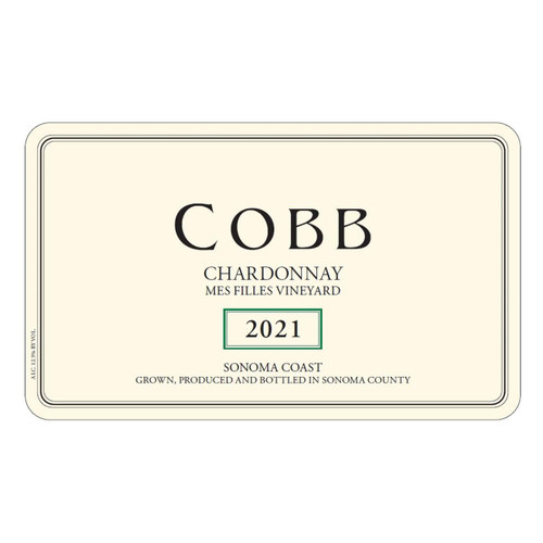 Product image for Cobb Wines Chardonnay Mes Filles Vineyard Sonoma Coast (2021) 2023 750ml