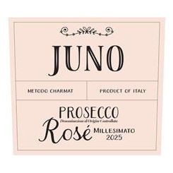 Product image for Juno Prosecco Extra Dry Metodo Charmat Rosé 2025 750ml