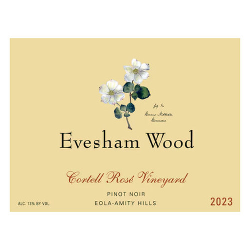 Product image for Evesham Wood Pinot Noir Cortell Rose Vineyard Eola-Amity Hills (2023) 2023 750ml