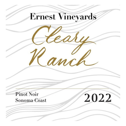 Product image for Ernest Vineyards Pinot Noir Cleary Ranch Sonoma Coast 2023 750ml