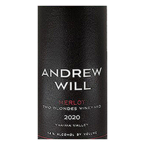Product image for Andrew Will Winery Merlot Two Blondes Vineyard Yakima Valley Black Label (2020) 2022 750ml