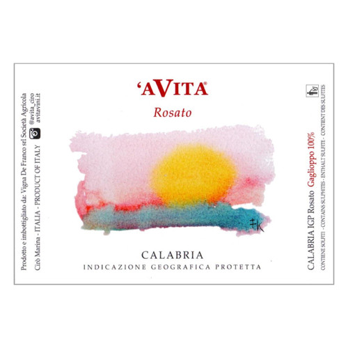Product image for A Vita Calabria Rosato 2025 750ml