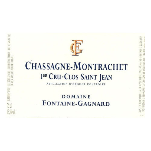 Product image for Domaine Fontaine-Gagnard Chassagne-Montrachet 1er Cru Clos Saint Jean 2024 750ml