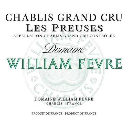 Product image for William Fevre Chablis Grand Cru Les Preuses 2024 750ml