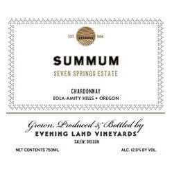 Product image for Evening Land Vineyards Chardonnay Summum Seven Springs Estate Eola-Amity Hills 2023 750ml