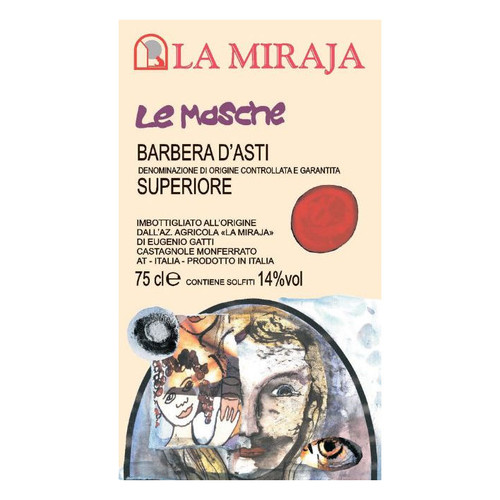 Product image for La Miraja Barbera d'Asti Superiore Le Masche 2023 750ml