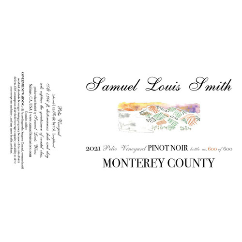 Product image for Samuel Louis Smith Pinot Noir Pelio Vineyard Monterey County 2024 750ml