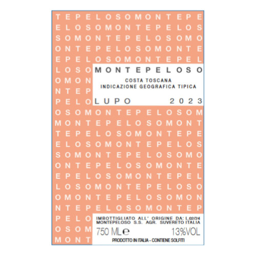 Product image for Montepeloso Costa Toscana Lupo (2025) 2025 750ml
