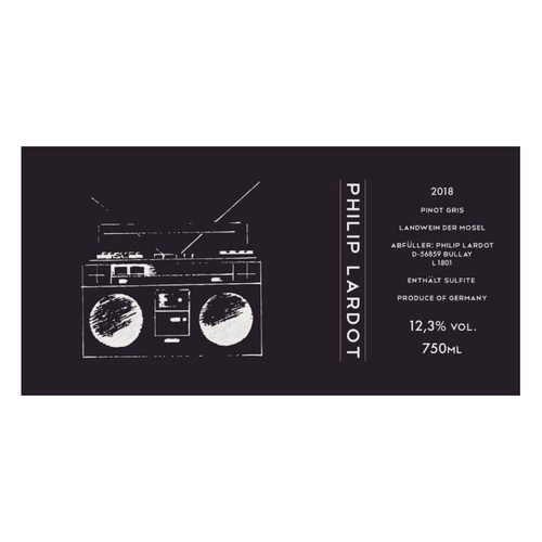 Product image for Philip Lardot Landwein Pinot Gris 2025 750ml