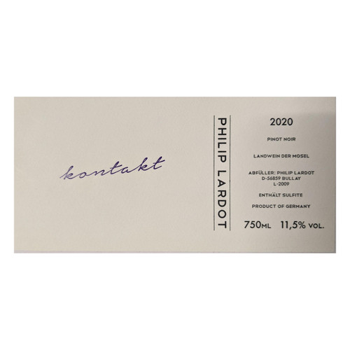 Product image for Philip Lardot Landwein Der Mosel Pinot Noir Kontakt 2025 750ml