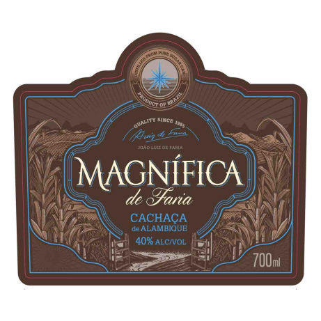 Product image for Cachaça Magnifica Extra Premium Double Maturation Magnifica De Faria Rum 750ml