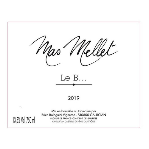 Product image for Mas Mellet Le B Blanc 2025 750ml