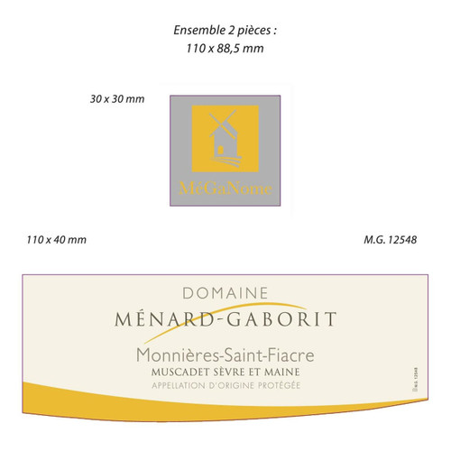 Product image for Domaine Ménard-Gaborit Muscadet Sèvre-et-Maine Monnieres St Fiacre Cru (2022) 2022 750ml