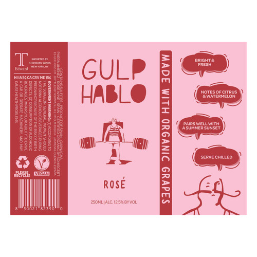 Product image for Bodegas Parra Jimenez Gulp Hablo Rosé (NV) 250ml
