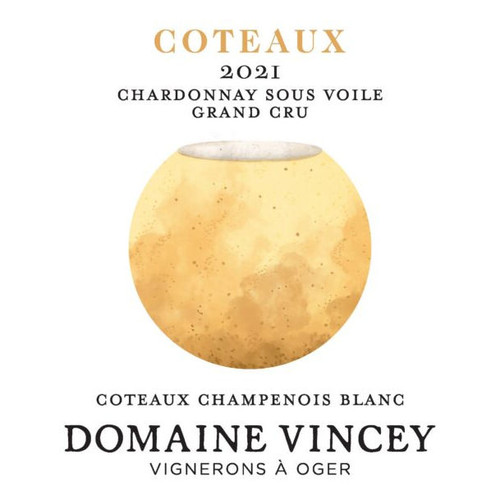 Product image for Champagne Domaine Vincey Coteaux Champenois Grand Cru Chardonnay Coteaux Sous Voile 2021 750ml