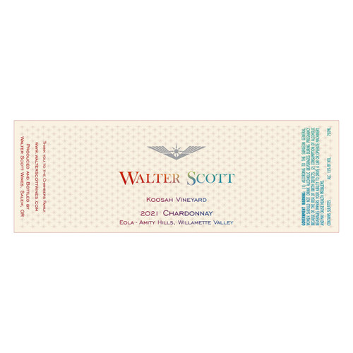 Product image for Walter Scott Chardonnay Koosah Vineyard Eola-Amity Hills 2024 750ml