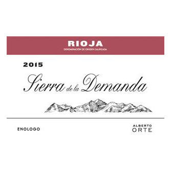 Product image for Alberto Orte Sierra de la Demanda Rioja 2014 750ml