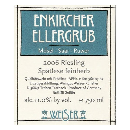 Product image for Weiser-Künstler Riesling Ellergrub Spätlese Trocken 2025 750ml