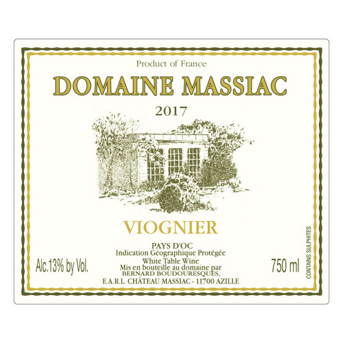 Chateau Massiac Viognier Pays d'Oc 2025 750ml