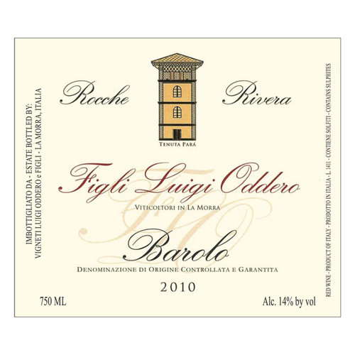 Figli Luigi Oddero Barolo Rocche Rivera 2013 750ml