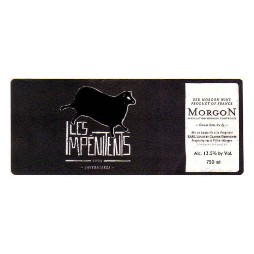 Product image for Louis-Claude Desvignes Les Impénitents Javernières Morgon 2024 750ml