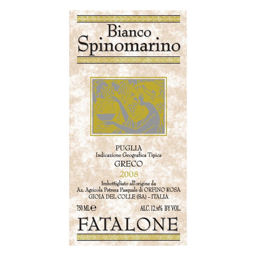 Product image for Fatalone Greco Bianco Spinomarino 2025 750ml