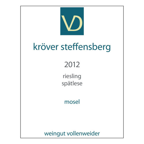 Product image for Vollenweider Riesling Kröver Steffensberg Spätlese 2014 750ml