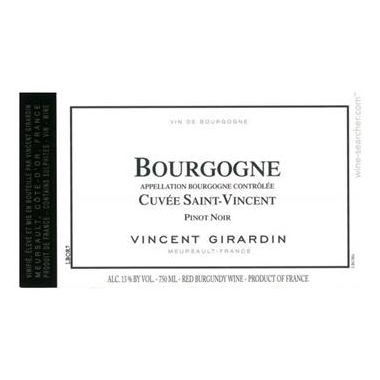 Product image for Maison Vincent Girardin Bourgogne Rouge Cuvée Saint-Vincent 2024 750ml